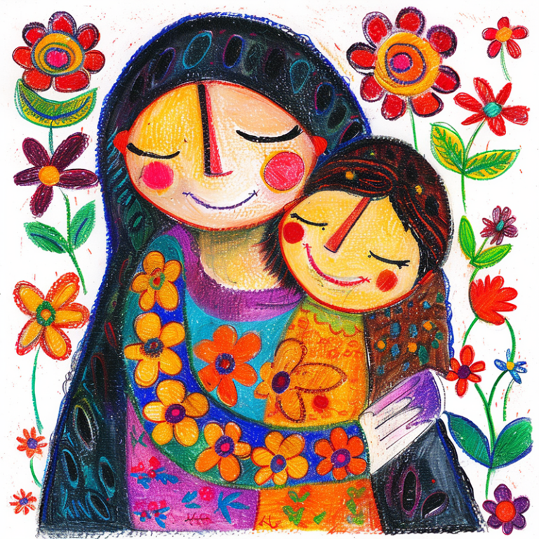 happy parent my mother drawing by a child naive art white bac 18fc40df f13e 4d9e be8d ccdfcff5e971 1