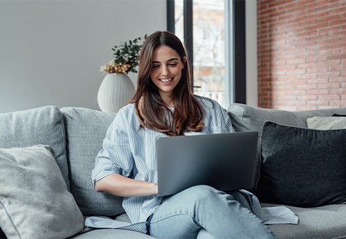 woman on laptop